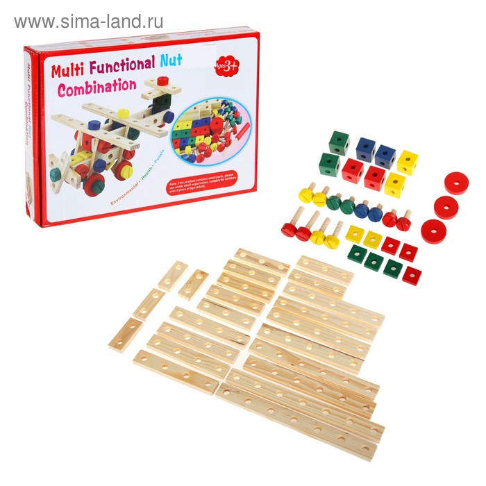 Конструктор из деталей "Собери транспорт. Самолёт"
Конструктор из деталей "Собери транспорт. Самолёт"