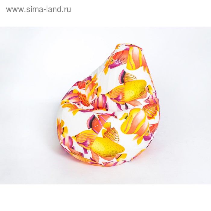 Кресло-мешок «ГРУША» средняя, ширина 75 см, высота 120 см, принт морские рыбки, жаккард
Кресло-мешок «ГРУША» средняя, ширина 75 см, высота 120 см, принт морские рыбки, жаккард