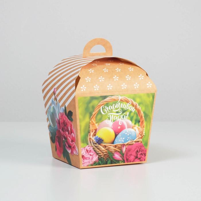 Коробка складная «Счастливой Пасхи», 17 × 17 × 26 см
Коробка складная «Счастливой Пасхи», 17 × 17 × 26 см