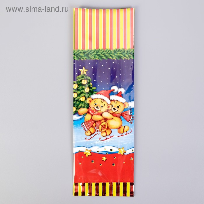 Пакет подарочный "Медведи на коньках", 10 х 30 см, 60 мкм
Пакет подарочный "Медведи на коньках", 10 х 30 см, 60 мкм