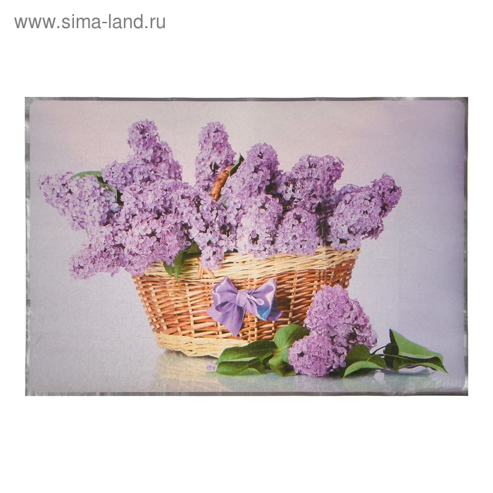 Наклейка на кафельную плитку "Сирень в корзинке" 60х90 см
Наклейка на кафельную плитку "Сирень в корзинке" 60х90 см