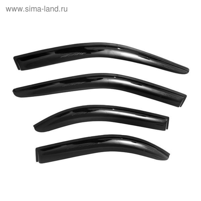 фото Ветровики korea renault samsung qm3/ kaptur 2014, набор 4 шт auto clover