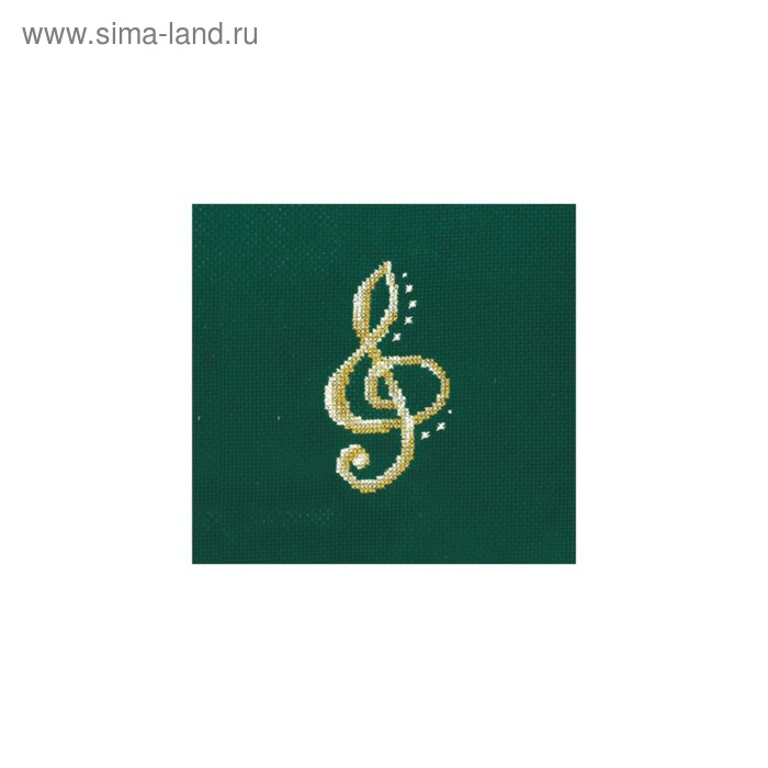фото Набор для вышивания "золотые украшения: скрипичный ключ" сделай своими руками
