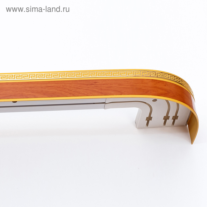 Карниз двухрядный «Ультракомпакт. Лабиринт», 180 см, с декоративной планкой, цвет оранжевый
Карниз двухрядный «Ультракомпакт. Лабиринт», 180 см, с декоративной планкой, цвет оранжевый