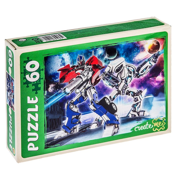 Пазл «Трансформер из будущего», 60 элементов
Пазл «Трансформер из будущего», 60 элементов