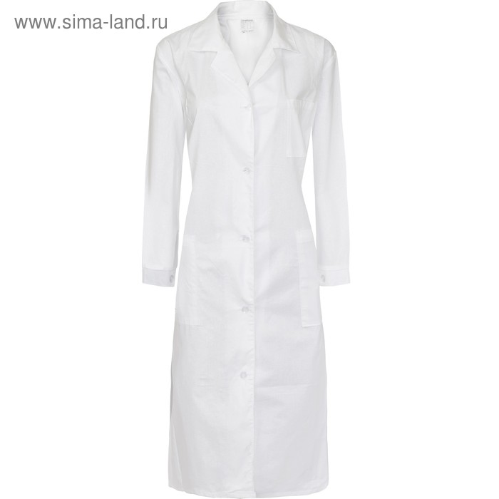 Халат белый бязь женский, размер 44-46/158-164
Халат белый бязь женский, размер 44-46/158-164