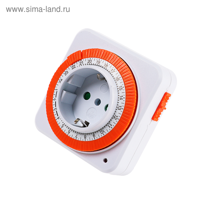 Таймер розеточный TDM ТРМ-02, 16 А, 24 ч, шаг 15 мин, механический
Таймер розеточный TDM ТРМ-02, 16 А, 24 ч, шаг 15 мин, механический