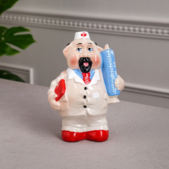 Копилка "Доктор", покрытие глазурь, керамика, 20 см, микс
Копилка "Доктор", покрытие глазурь, керамика, 20 см, микс