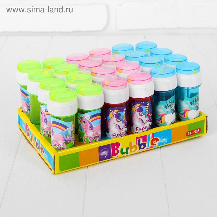 Мыльные пузыри в баночке "Единорог", МИКС, 50 мл
Мыльные пузыри в баночке "Единорог", МИКС, 50 мл