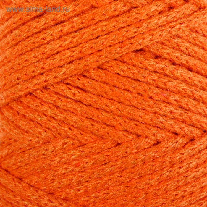 Шнур для вязания без сердечника 100% хлопок, ширина 3мм 100м/200гр (оранжевый) 
Шнур для вязания без сердечника 100% хлопок, ширина 3мм 100м/200гр (оранжевый)