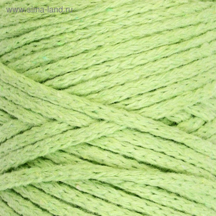 Шнур для вязания без сердечника 100% хлопок, ширина 3мм 100м/200гр (фисташковый)
Шнур для вязания без сердечника 100% хлопок, ширина 3мм 100м/200гр (фисташковый)