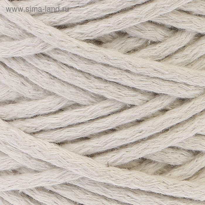 Шнур для вязания 100% хлопок, ширина 5 мм 100м/450гр (ваниль)
Шнур для вязания 100% хлопок, ширина 5 мм 100м/450гр (ваниль)