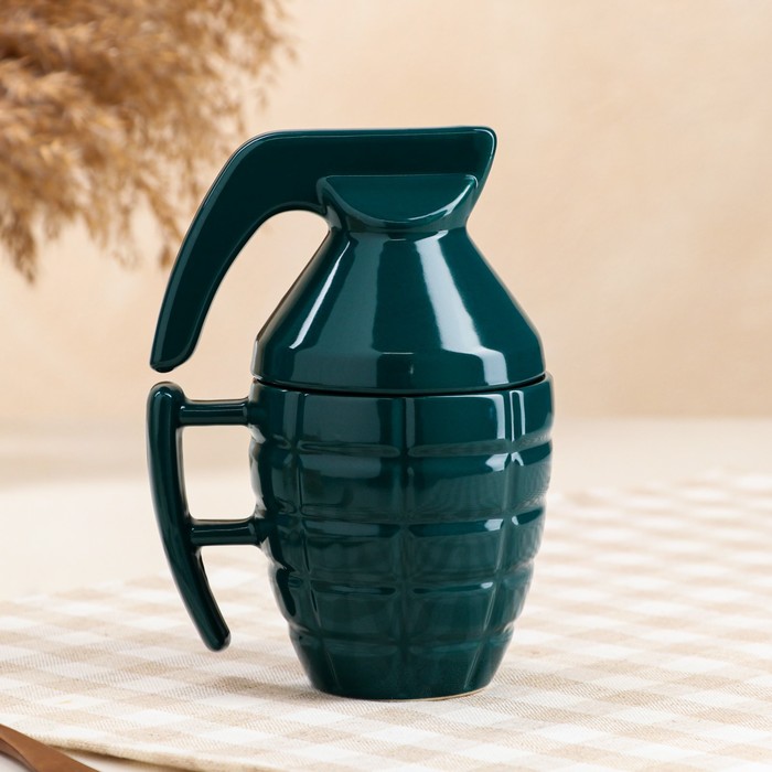 Кружка "Граната", зелёная, керамика, 0.25 л
Кружка "Граната", зелёная, керамика, 0.25 л