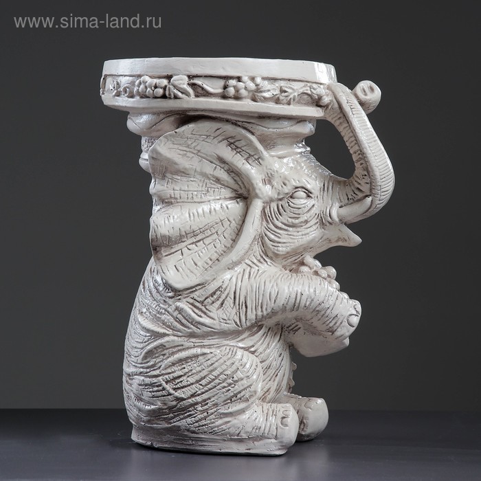 Фигура - подставка "Слон сидя" 35х25х44см, состаренный
Фигура - подставка "Слон сидя" 35х25х44см, состаренный