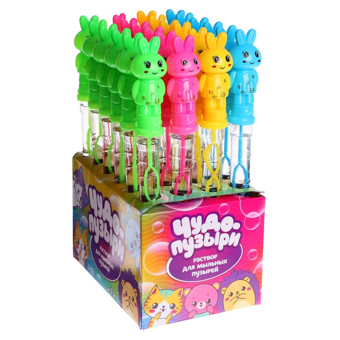 Мыльные пузыри «Зайки», МИКС, 110 мл
Мыльные пузыри «Зайки», МИКС, 110 мл