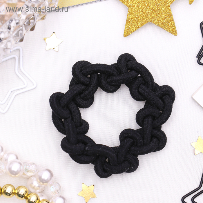 Резинка для волос "Классика" плетёнка, чёрный
Резинка для волос "Классика" плетёнка, чёрный