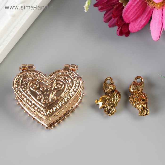 Любовный сундук с парой сов, 3,4 х 2,6 см
Любовный сундук с парой сов, 3,4 х 2,6 см