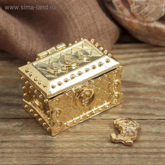 Денежный сундук с кошельковым домовенком , 3,5 х 2,7 см
Денежный сундук с кошельковым домовенком , 3,5 х 2,7 см