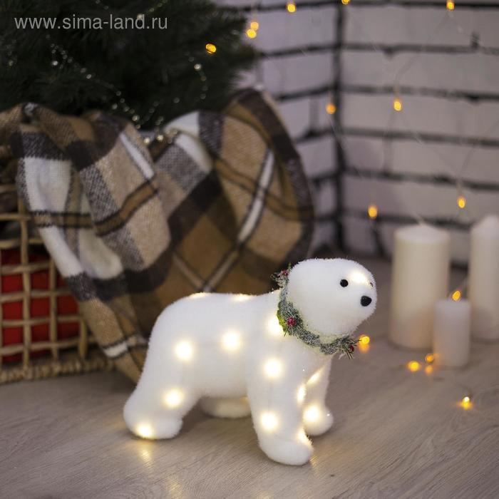 Светодиодная фигура «Мишка» 20 × 20 × 10 см, флок, батарейки CR2032х2, свечение тёплое белое
Светодиодная фигура «Мишка» 20 × 20 × 10 см, флок, батарейки CR2032х2, свечение тёплое белое