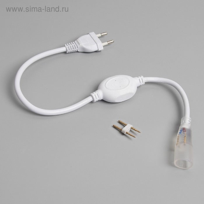 Шнур питания для неона D=10 мм, до 50 метров, IP 65, 220V
Шнур питания для неона D=10 мм, до 50 метров, IP 65, 220V