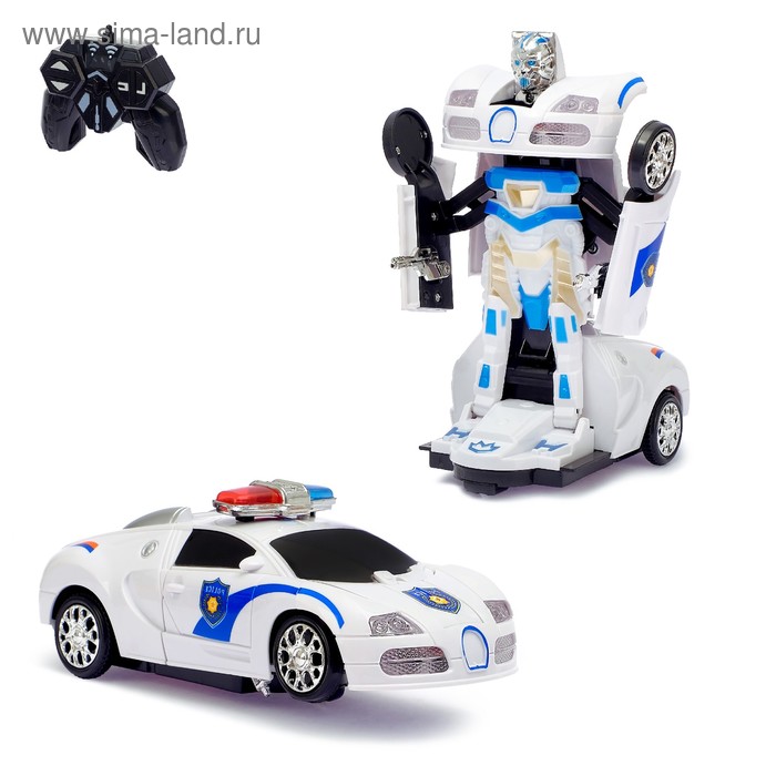 Робот радиоуправляемый «Полицейский», трансформируется, световые и звуковые эффекты
Робот радиоуправляемый «Полицейский», трансформируется, световые и звуковые эффекты