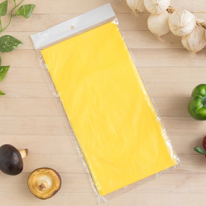 Скатерть для дачи Хозяюшка Радуга, цвет жёлтый 137×274 см
Скатерть для дачи Хозяюшка Радуга, цвет жёлтый 137×274 см