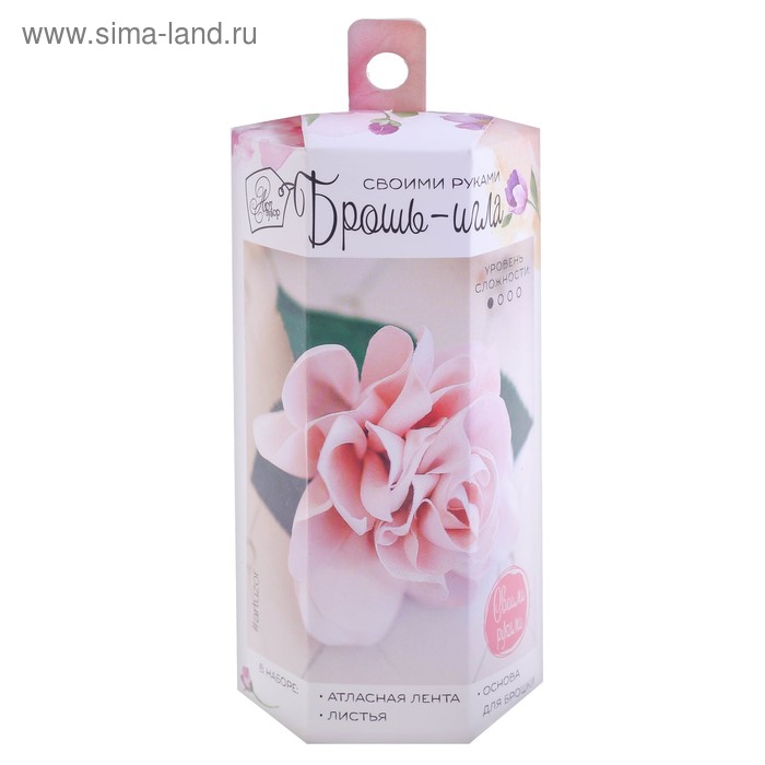 Брошка-игла «Нежность», набор для создания, 6 × 13 × 6 см
Брошка-игла «Нежность», набор для создания, 6 × 13 × 6 см