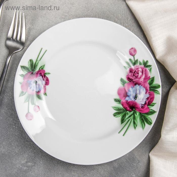 Тарелка мелкая «Пион», d=20 см
Тарелка мелкая «Пион», d=20 см