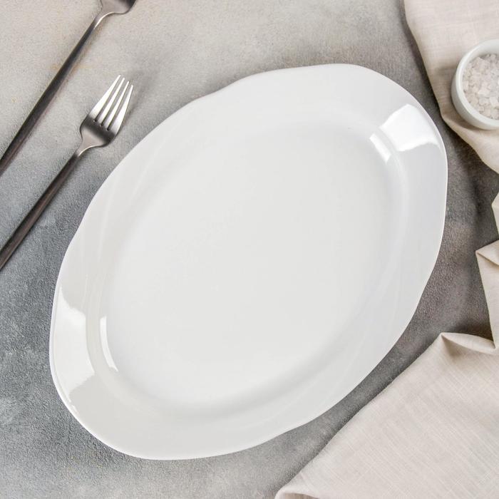 Блюдо овальное «Бельё», 33×24 см
Блюдо овальное «Бельё», 33×24 см