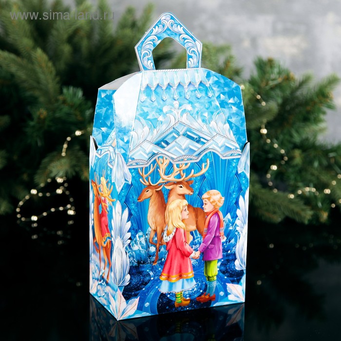 Коробка подарочная "Снежная королева", замок малый, 14,6 х 8,2 х 32 см
Коробка подарочная "Снежная королева", замок малый, 14,6 х 8,2 х 32 см