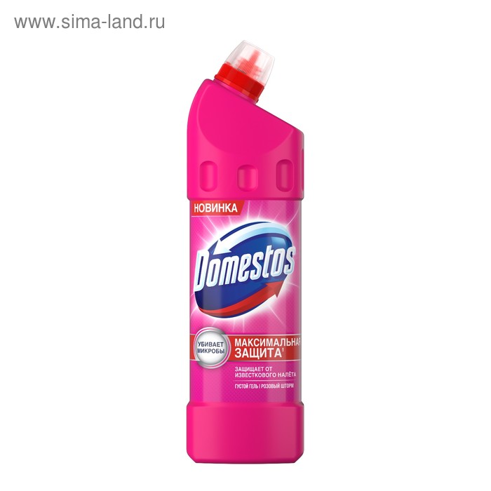 Универсальный гель Domestos «Розовый шторм», 1 л
Универсальный гель Domestos «Розовый шторм», 1 л