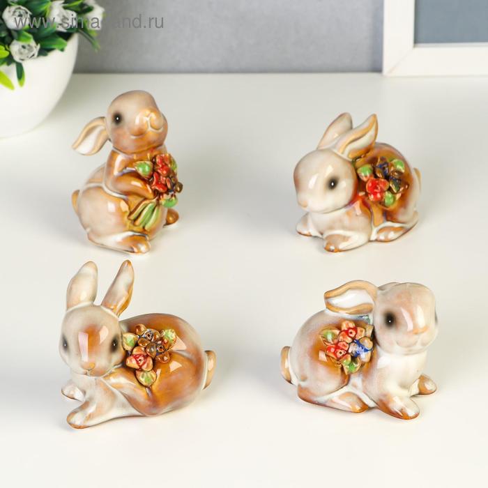 Сувенир керамика "Кролик в цветочек" МИКС 6,5х8х4,3 см
Сувенир керамика "Кролик в цветочек" МИКС 6,5х8х4,3 см