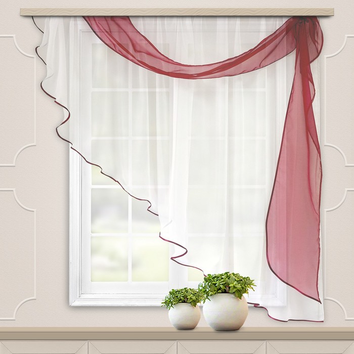 Комплект штор для кухни Весна 280х160 см, цв. молочный, правая, пэ 100%
Комплект штор для кухни Весна 280х160 см, цв. молочный, правая, пэ 100%