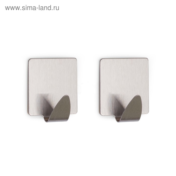 Крючки самоклеящиеся квадрат 2 шт, нержавейка
Крючки самоклеящиеся квадрат 2 шт, нержавейка