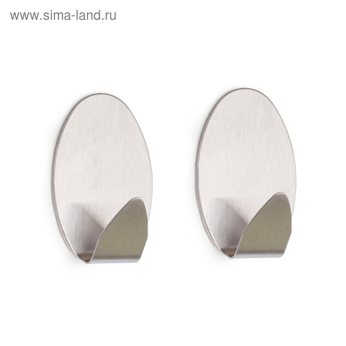 Крючки самоклеящиеся овал 2 шт, нержавейка
Крючки самоклеящиеся овал 2 шт, нержавейка