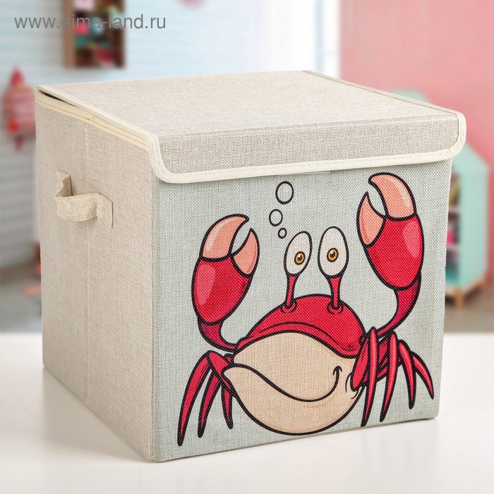 Короб для хранения «Краб», 30×30×28,5 см 
Короб для хранения «Краб», 30×30×28,5 см