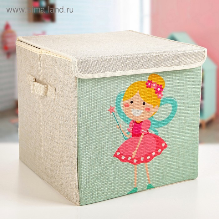Короб для хранения с крышкой «Фея», 30×30×28,5 см
Короб для хранения с крышкой «Фея», 30×30×28,5 см