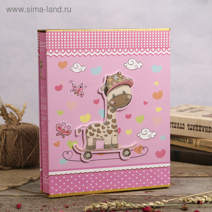 Фотоальбом на 100 фото 13х18 см "Слон/Жираф" в коробке МИКС 29,3х23,5х5,7 см 
Фотоальбом на 100 фото 13х18 см "Слон/Жираф" в коробке МИКС 29,3х23,5х5,7 см