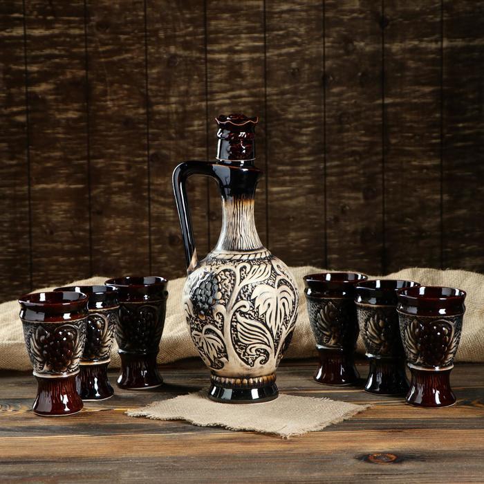 Набор для вина "Царский" 7 предметов, 1,4 л/0,23 л
Набор для вина "Царский" 7 предметов, 1,4 л/0,23 л