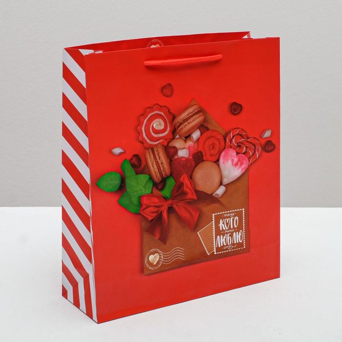 Пакет ламинированный вертикальный «Любовь ‒ это сладкие радости», 26 × 30 × 9 см
Пакет ламинированный вертикальный «Любовь ‒ это сладкие радости», 26 × 30 × 9 см