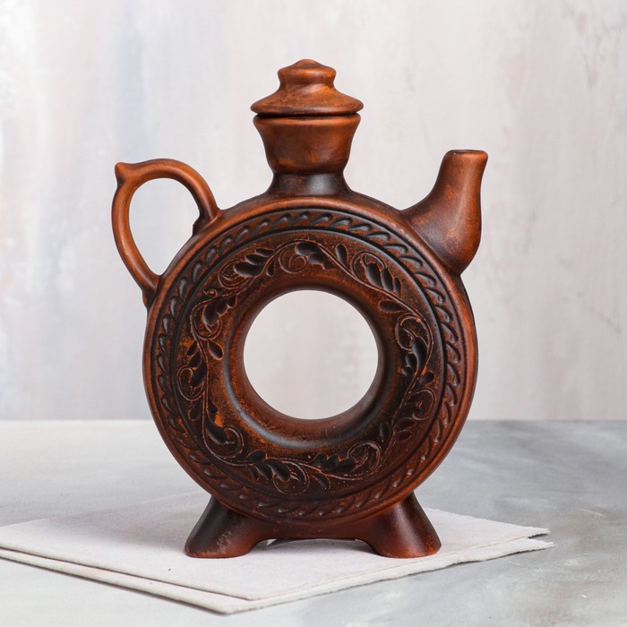 Кувшин "Восточный", декор, красная глина, 1.2 л, микс
Кувшин "Восточный", декор, красная глина, 1.2 л, микс