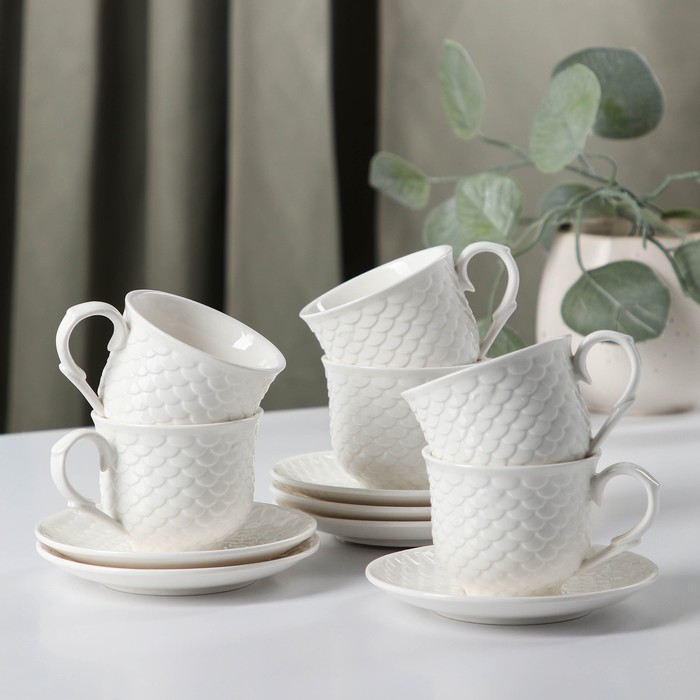 Сервиз кофейный «Лали», 12 предметов: 6 чашек 90 мл, 6 блюдец d=11,5 см 
Сервиз кофейный «Лали», 12 предметов: 6 чашек 90 мл, 6 блюдец d=11,5 см