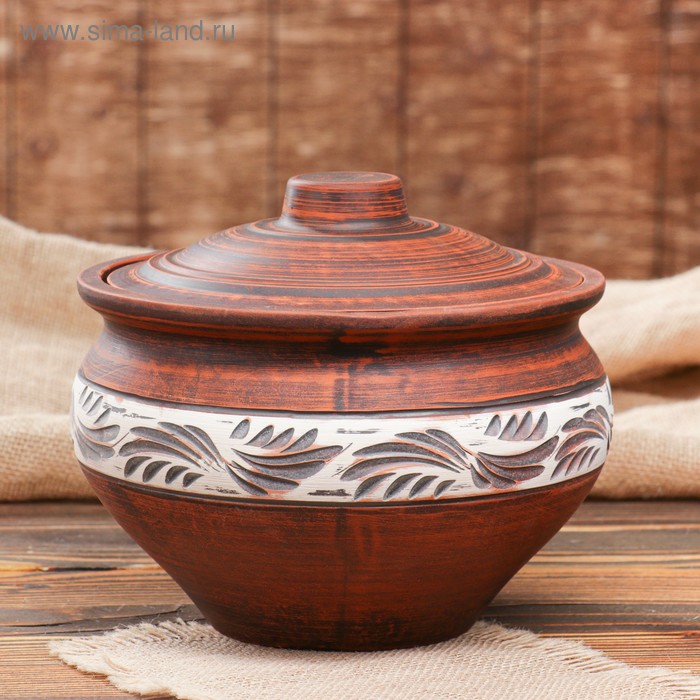 Супница, роспись ангобом, красная глина, 2.5 л
Супница, роспись ангобом, красная глина, 2.5 л