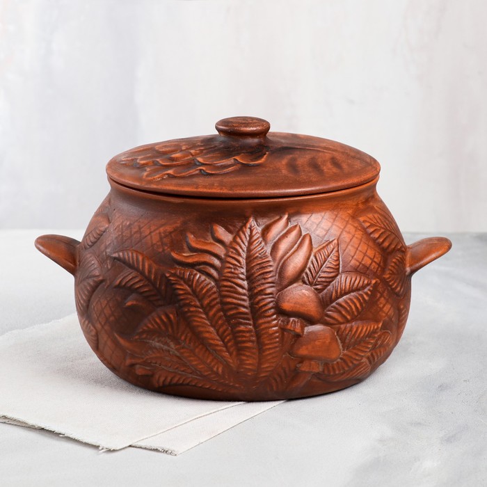 Супник "Грибы", декор, красная глина, 3.8 л
Супник "Грибы", декор, красная глина, 3.8 л