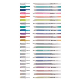 Набор гелевых ручек для декоративных работ 24 цвета, Sakura Gelly Roll 0.8 (с блёстками, металлик, флуоресцентные)
Набор гелевых ручек для декоративных работ 24 цвета, Sakura Gelly Roll 0.8 (с блёстками, металлик, флуоресцентные)