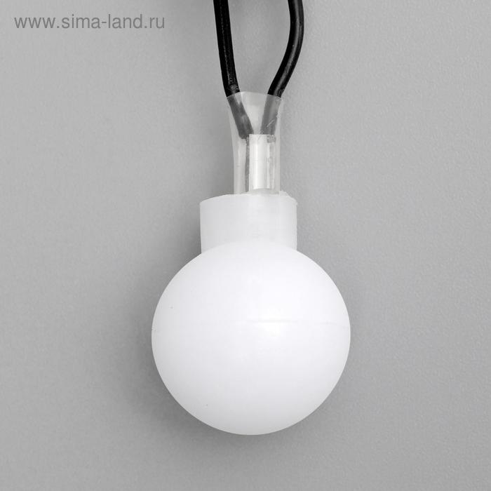 Гирлянда «Нить» 5 м с насадками «Шарики белые», IP20, тёмная нить, 30 LED, свечение белое, 8 режимов, 220 В
Гирлянда «Нить» 5 м с насадками «Шарики белые», IP20, тёмная нить, 30 LED, свечение белое, 8 режимов, 220 В