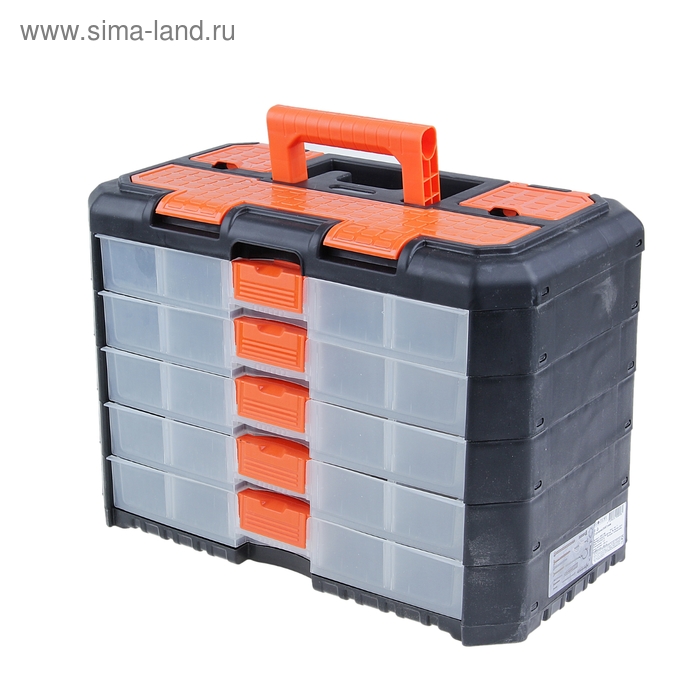 Органайзер для инструментов 5 секций Reef BLOСKER Grand, цвет черно-оранжевый
Органайзер для инструментов 5 секций Reef BLOСKER Grand, цвет черно-оранжевый