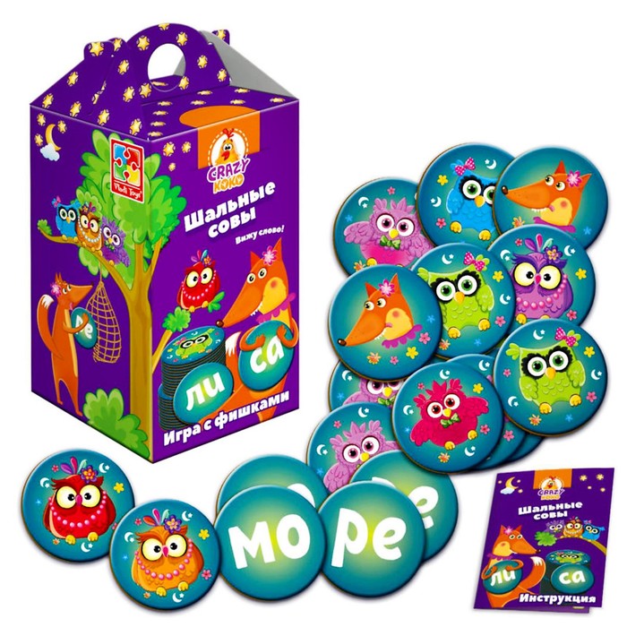 Игра настольная «Шальные совы»
Игра настольная «Шальные совы»