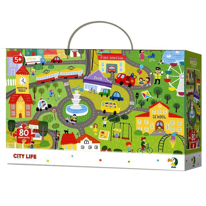 Пазл на внимательность «Жизнь городка», 80 элементов
Пазл на внимательность «Жизнь городка», 80 элементов