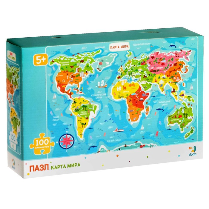 Пазл «Карта мира»
Пазл «Карта мира»